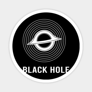 The Best Black Hole Shirt Magnet